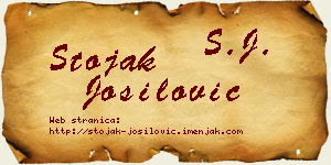 Stojak Jošilović vizit kartica
